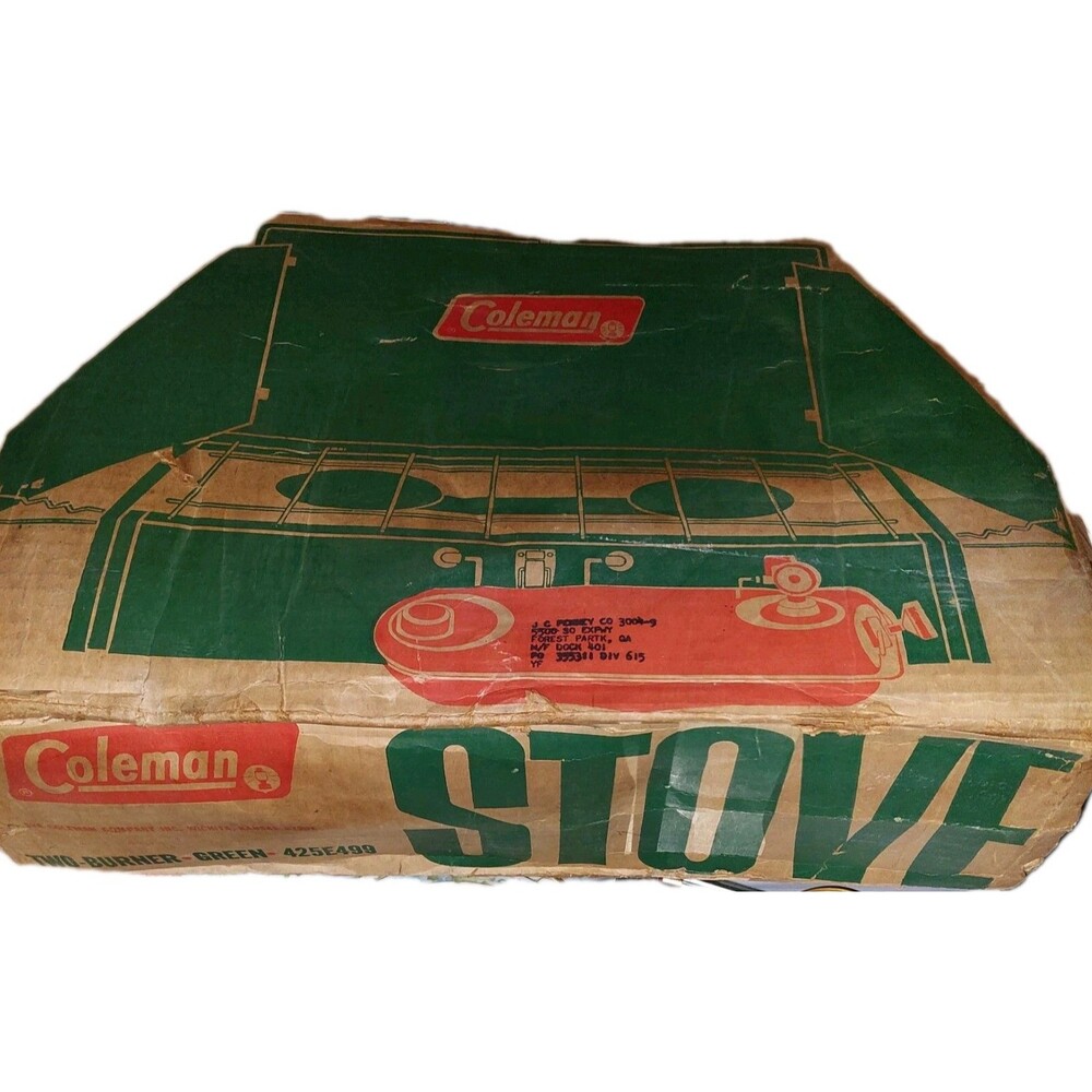 Antique Coleman Vintage Model 413F 1960 1961 1962 Campstove Camp Stove 2 Burner